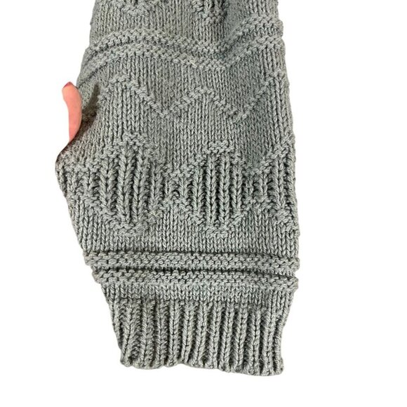 Basic Editions Sweater Men 2X Green Crew Snowflake Winter Neutral Retro Y2K 80s - Picture 4 of 12